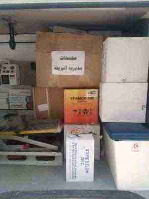 الإمداد الدوائي يصرف مخصصات الأدوية للمجمعات الصحية الساحلية بمديرية البريقة