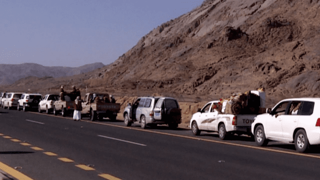 أهالي وادي آل أبو جبارة بصعدة يعودون إلى منازلهم