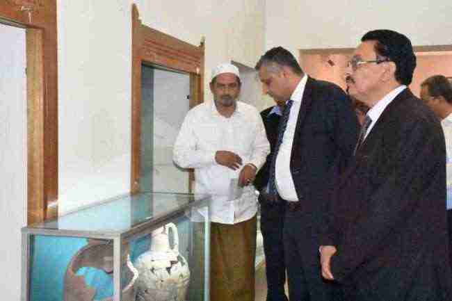 دماج يتفقد متحف قصر السلطان الكثيري في سيئون بحضرموت