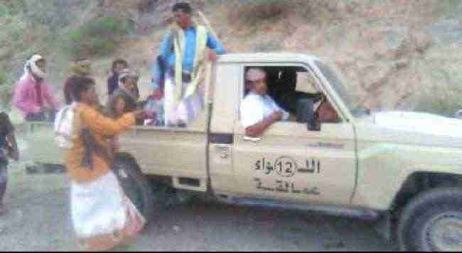 قوات كبيرة من ألوية العمالقة تلتحق بجبهة تورصة - الأزارق وتباشر المعركة