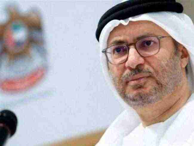 قرقاش يرد على اتهامات الحكومة اليمنية