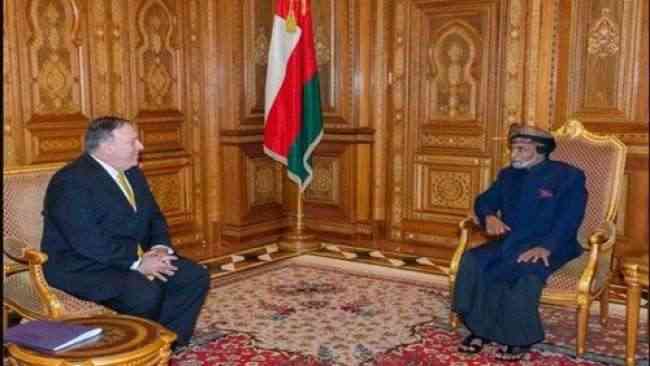 السلطان قابوس يبحث مع وزير الخارجية الأمريكي الصراع في اليمن