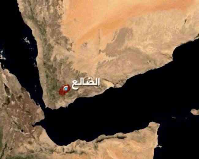 التحالف يدمر مخزن أسلحة للحوثيين شمال الضالع