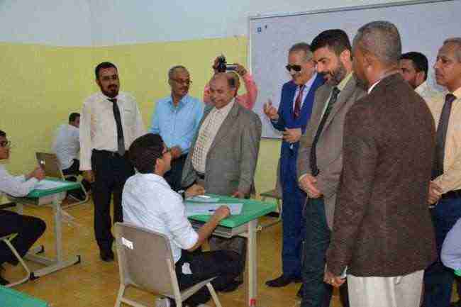 تدشين امتحانات الثانوية العامة للعام الدراسي 2018-2019 بعدن