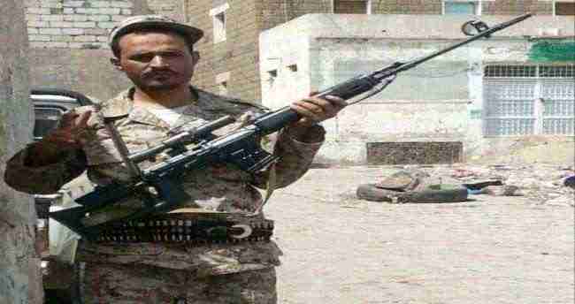 استشهاد قيادي في الحزام الامني في جبهة باب غلق بقعطبه