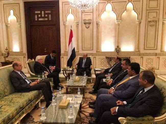 غريفيث يعلق على لقائه بالرئيس هادي .. شاهد
