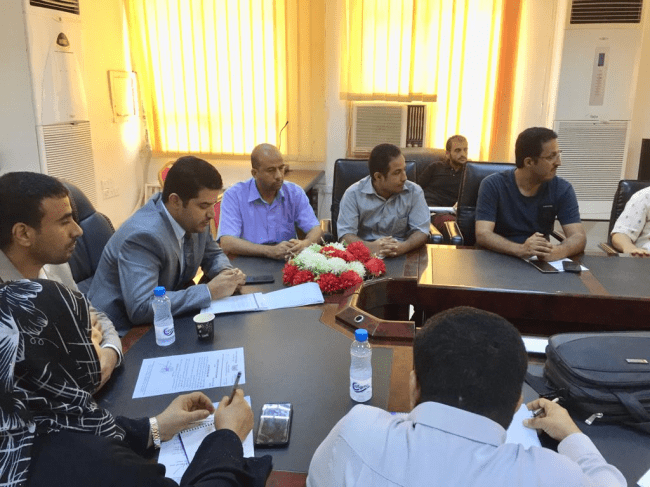 البنك المركز يبحث مع شركات الصرافة الية عمل شبكات الحوالات المالية والالتزام بالضوابط