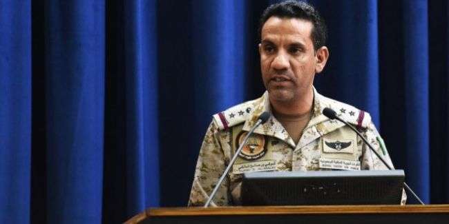 شاهد: المتحدث بإسم التحالف العربي يعرض صور وفيديوهات لعمليات نوعية في اليمن