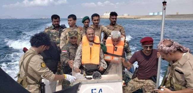 مدير أمن عدن يتفقد ميناء المنطقة الحرة ويطلع على سير خطة تأمين الميناء